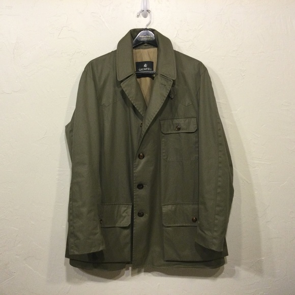 GRF Shooter Grenfell Cloth Jacket Made in England Size UK 44/L - Picture 13 of 13